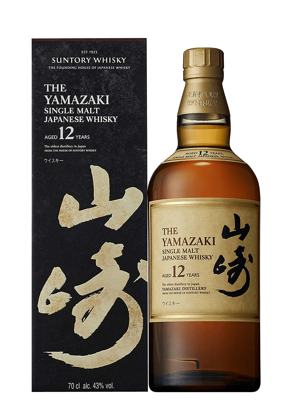 The Yamazaki 12YO Single Malt Japanese Whisky 70Cl