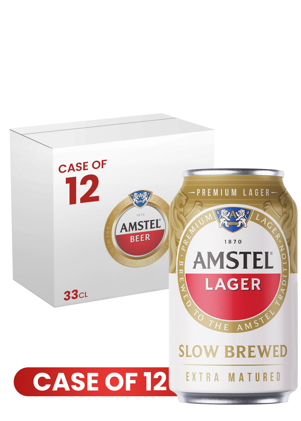 Amstel Regular Can 33Cl X 12 Case