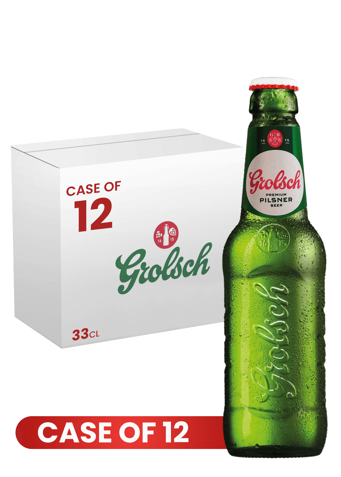 Grolsch Btl 33 CL X 12 Case