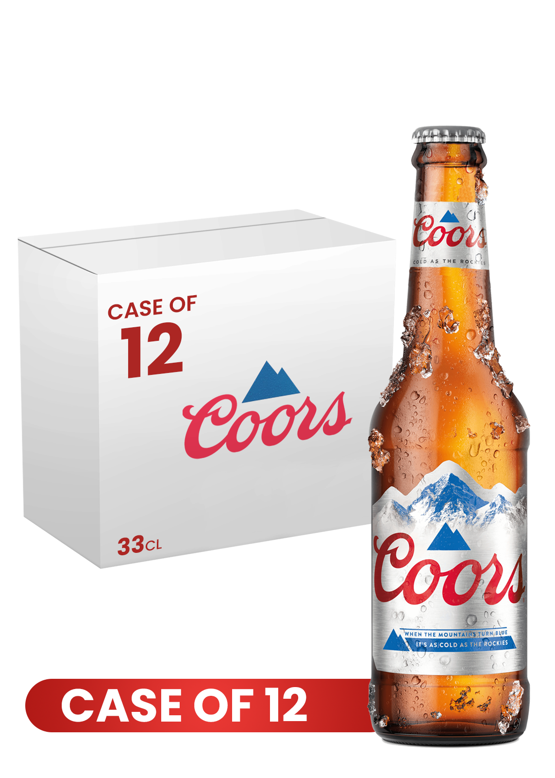 Coors Btl 33 CL X 12 Case