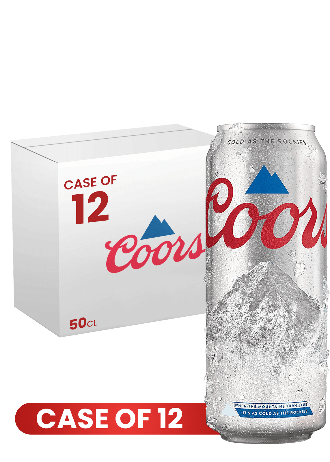 Coors Can 50Cl X 12 Case