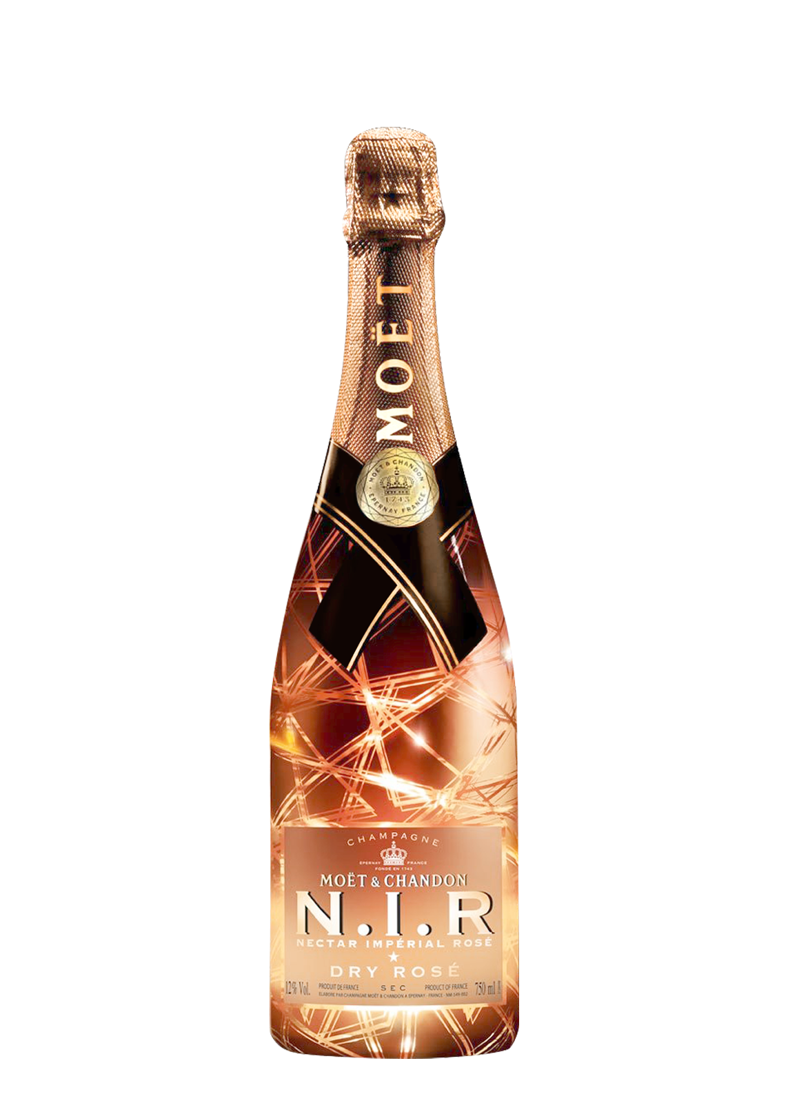 Moet & Chandon N.I.R. Dry Rose Luminous Edition 75Cl