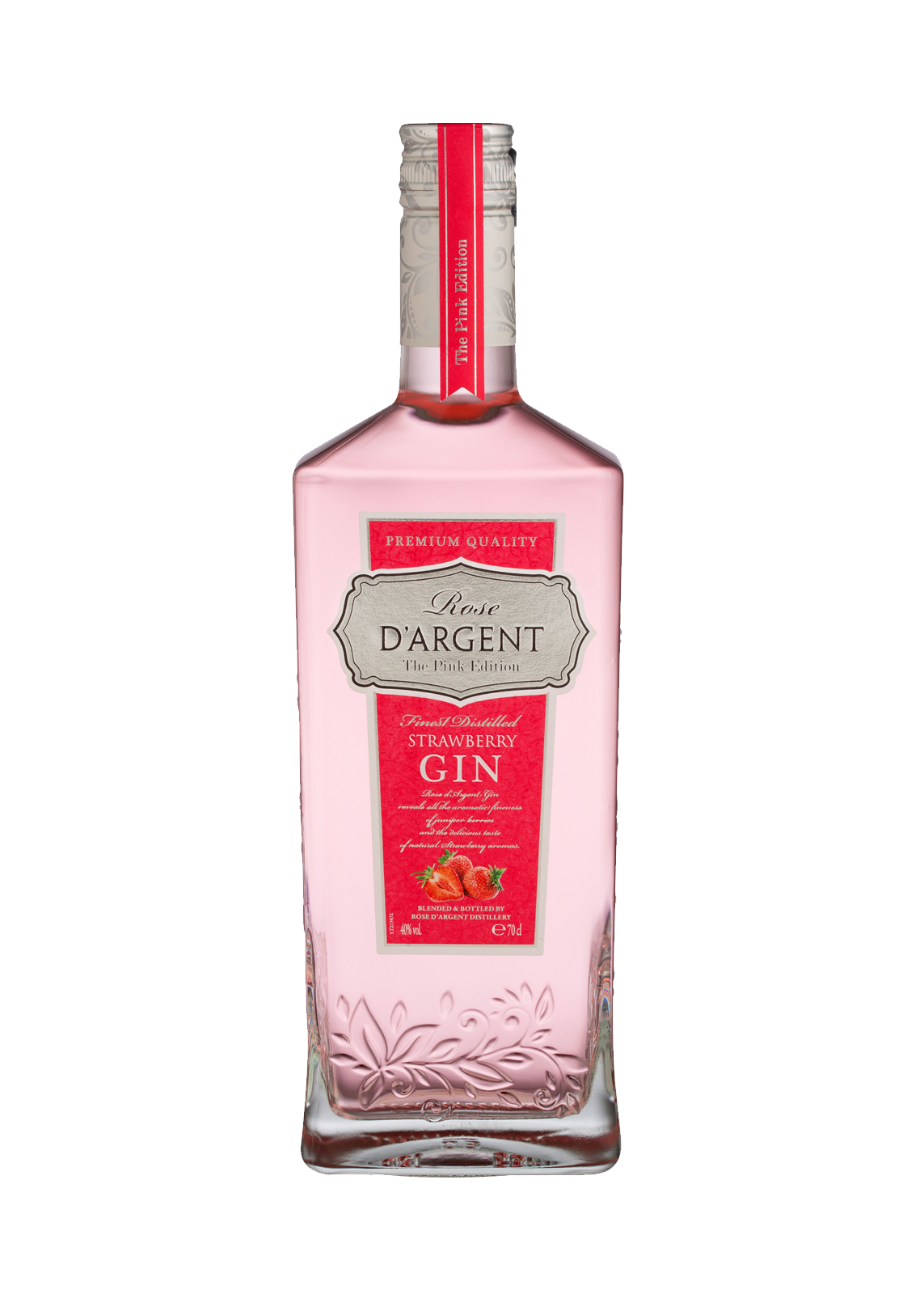 Rose D'argent Strawberry Gin 70Cl