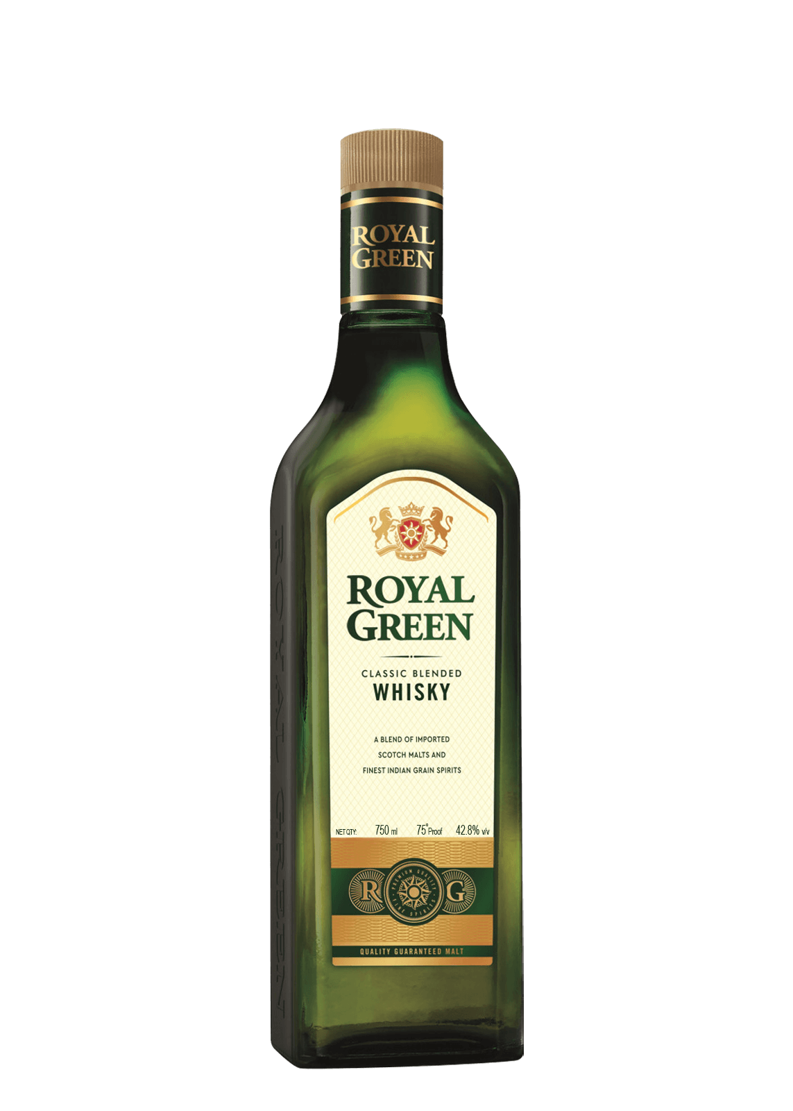Royal Green Classic Blended Whisky 75Cl