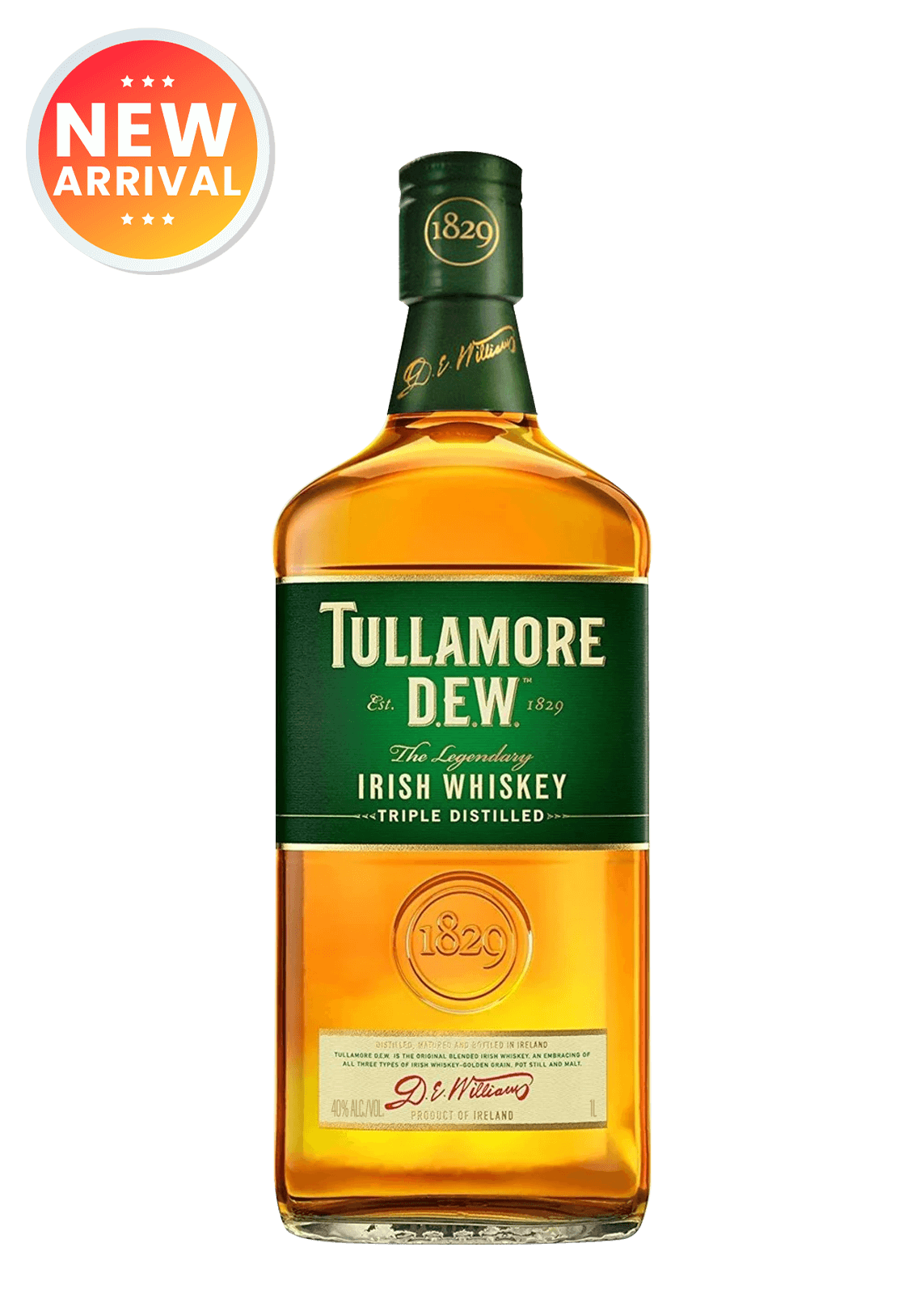 Tullamore Dew Irish Whiskey 1L