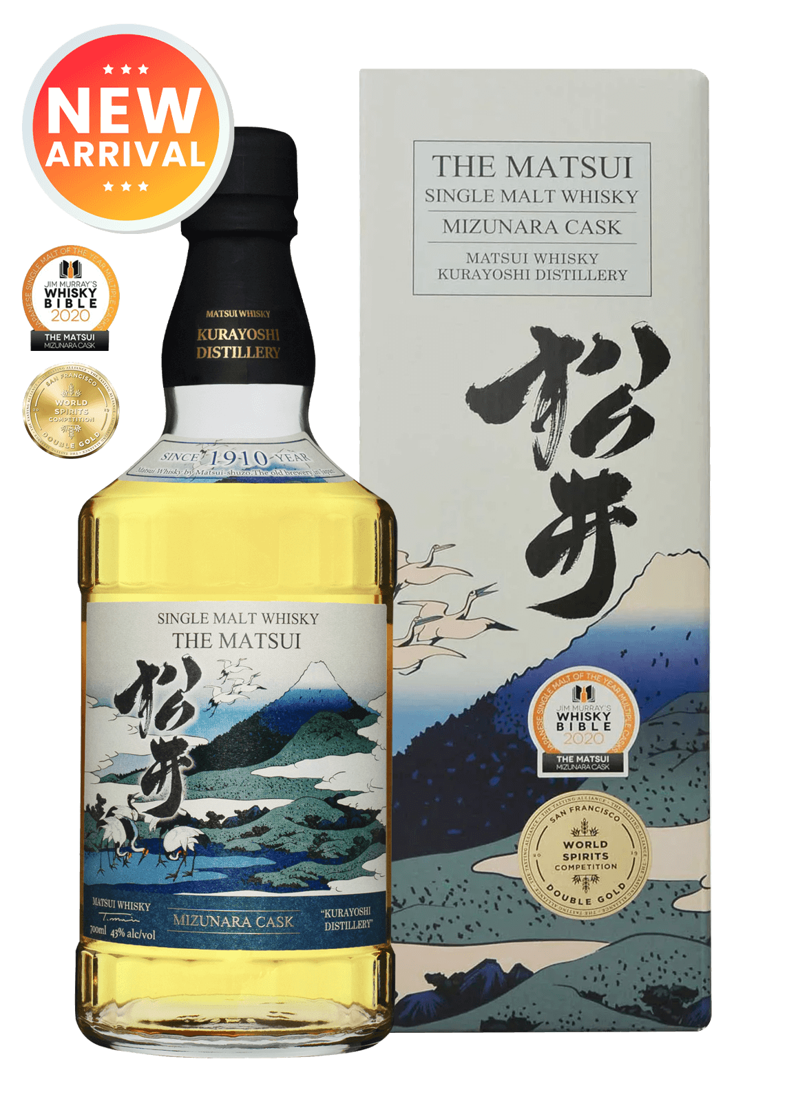The Matsui Mizunara Cask Single Malt Whisky 70Cl