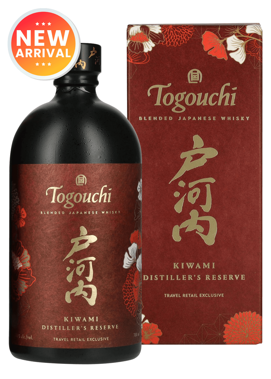Togouchi Kiwami Distiller's Reserve Blended Japanese Whisky 70cl