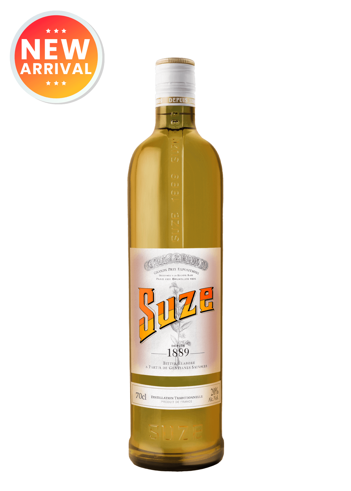 Suze Bitter Elabore Gentiane Liquor 70Cl