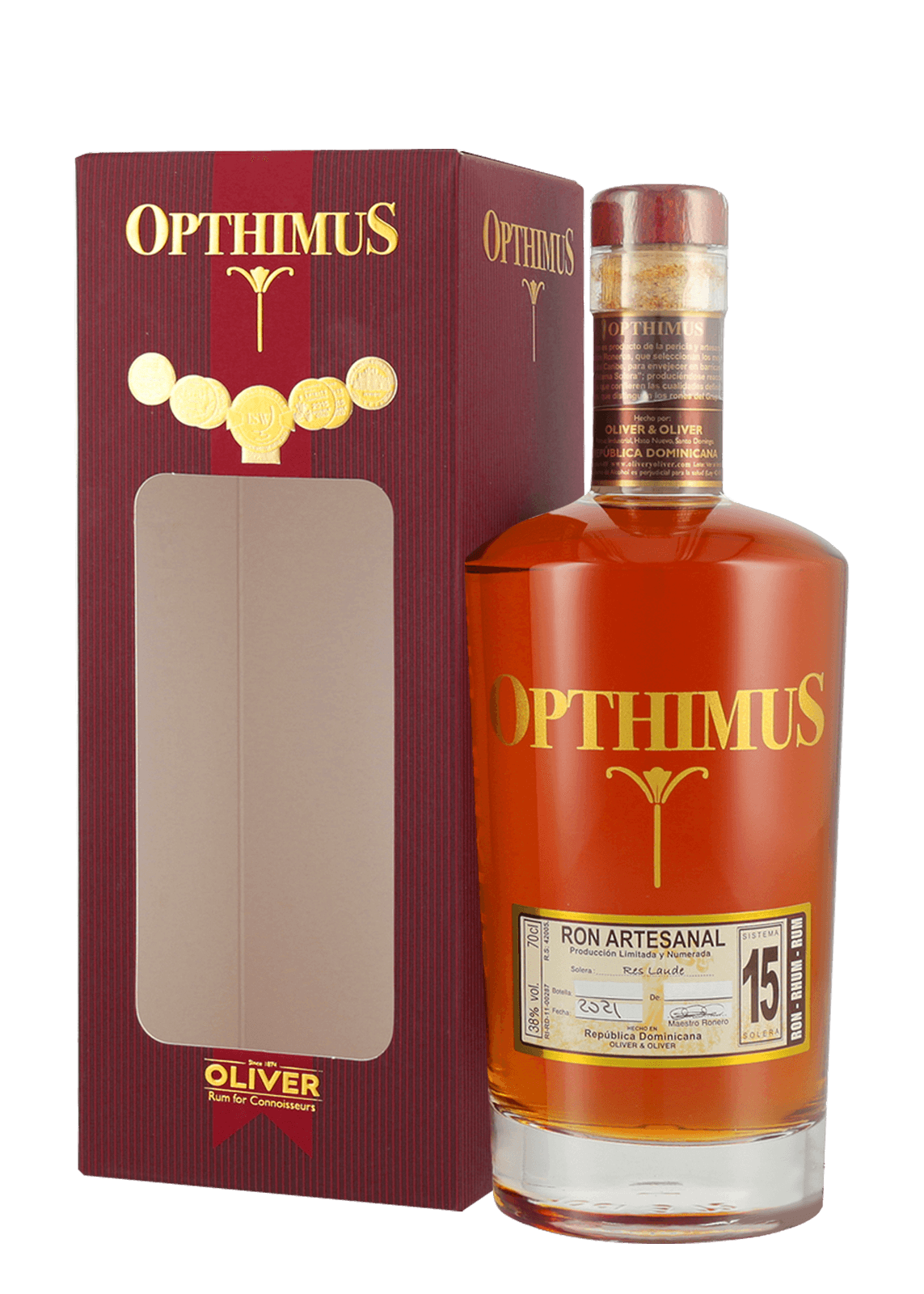 Opthimus 15YO Rum 70Cl