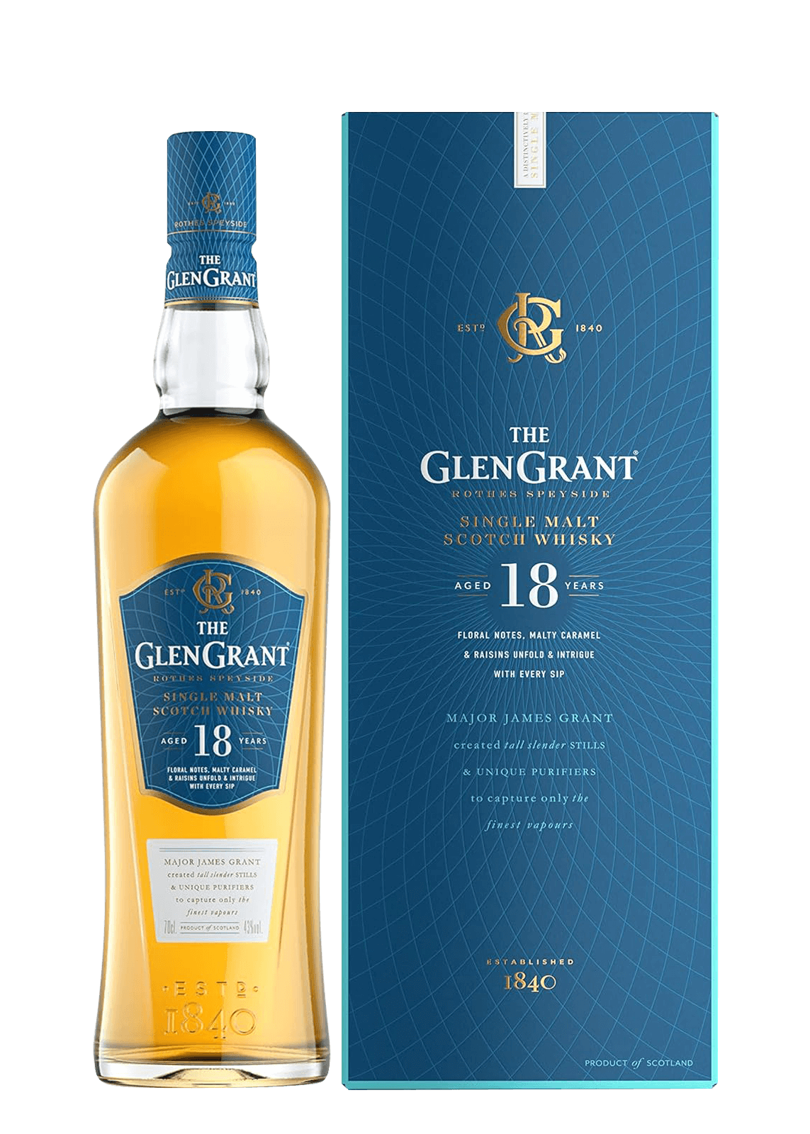Glen Grant 18Yrs Single Malt 70Cl