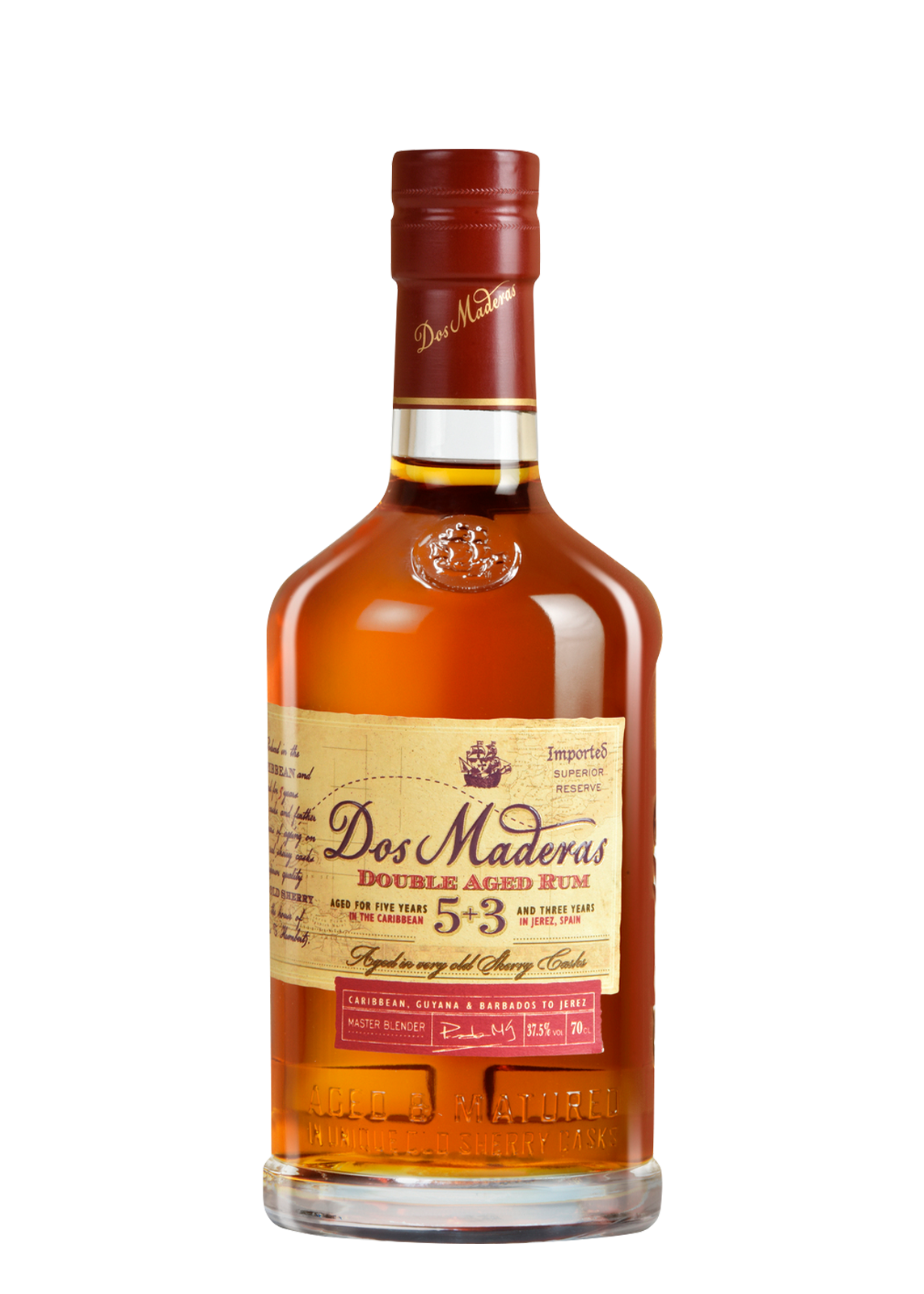 Dos Maderas 5+3 Double Aged Rum 70Cl