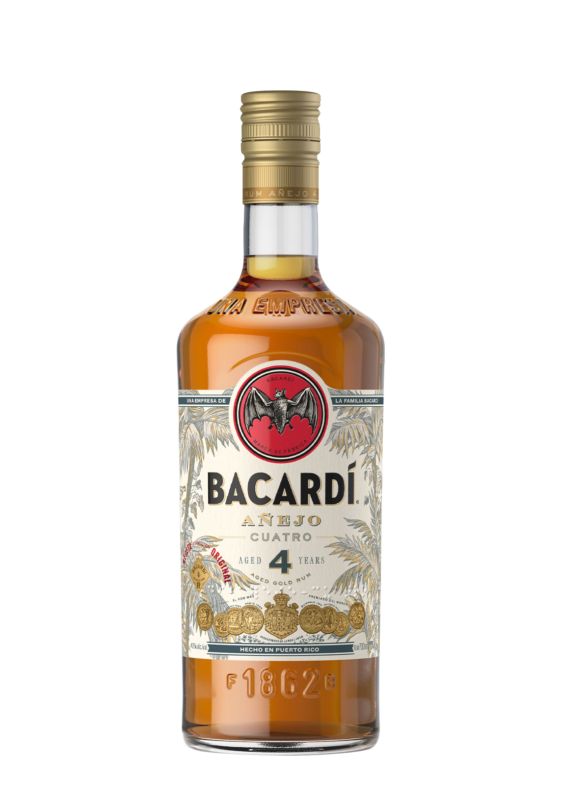 Bacardi Anejo Cuatro 4YO 70Cl