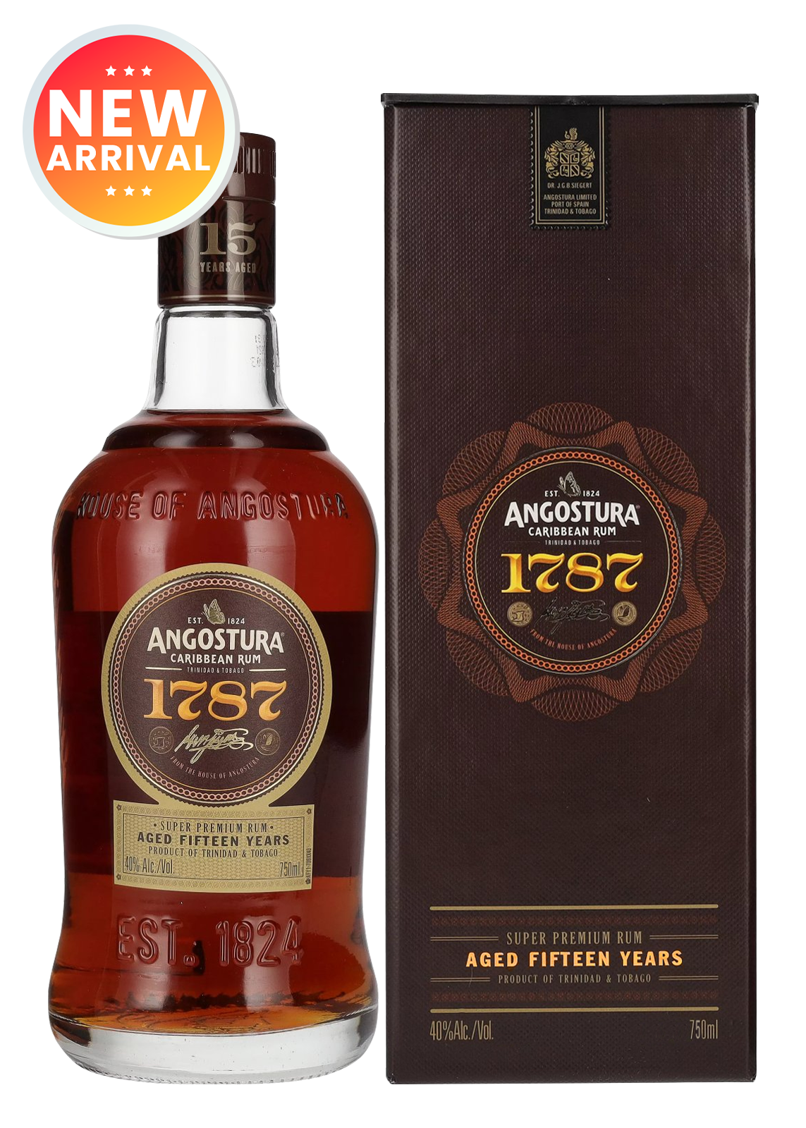 Angostura 1787 15YO Super Premium Rum 75Cl