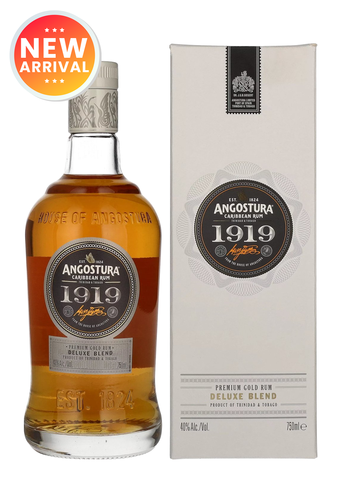 Angostura 1919 Premium Gold Rum Deluxe Blend 75Cl