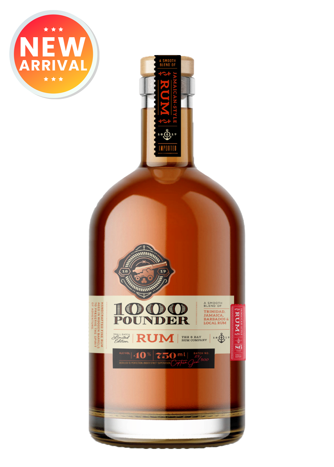 1000 Pounder Rum 75Cl