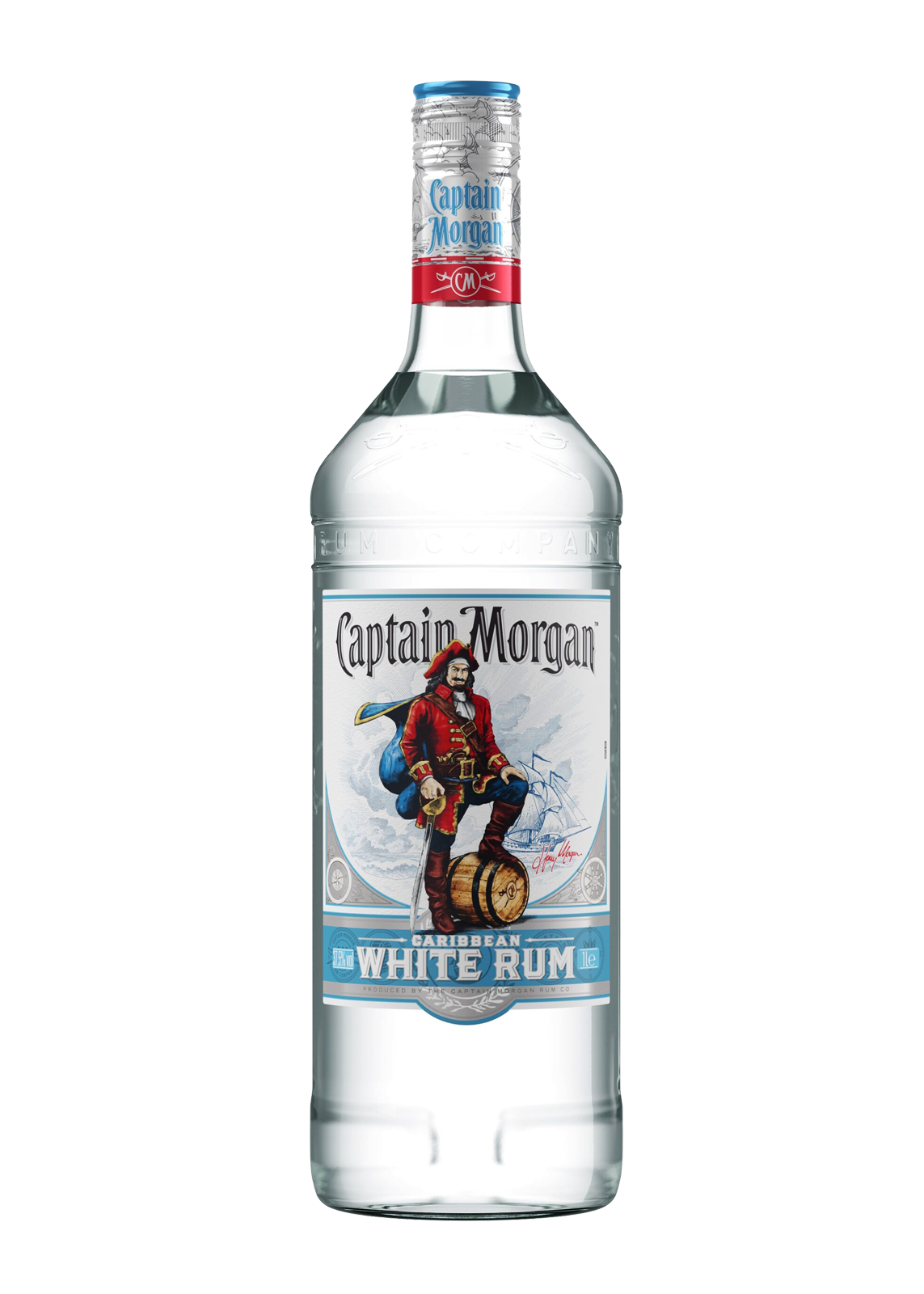 Captain Morgan White Rum 1L