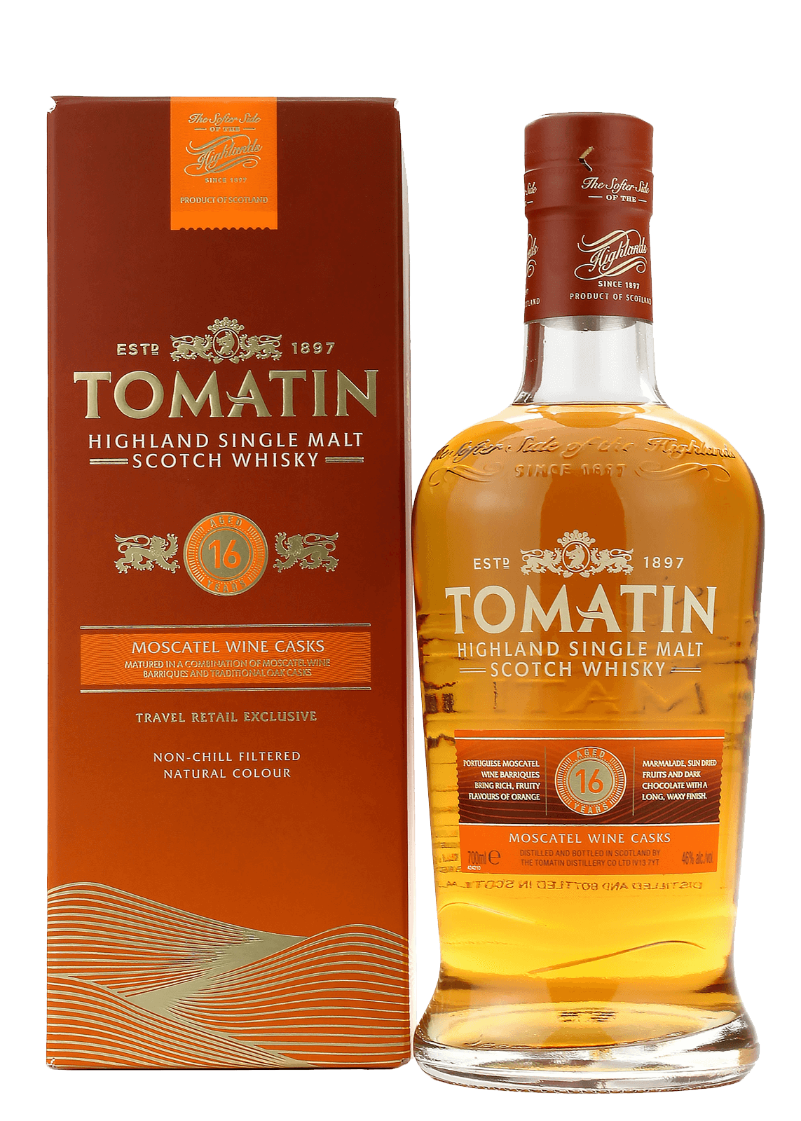 Tomatin 16YO Moscatel Wine Finish 70cl