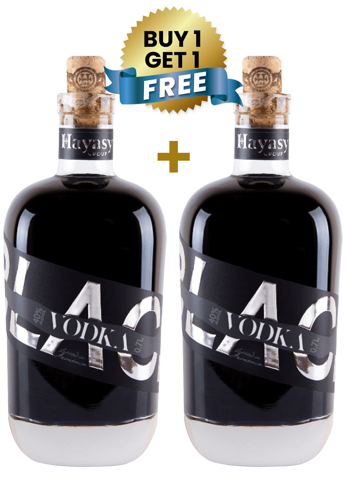 BLACK Vodka 70Cl (Buy 1 Get 1 Free)