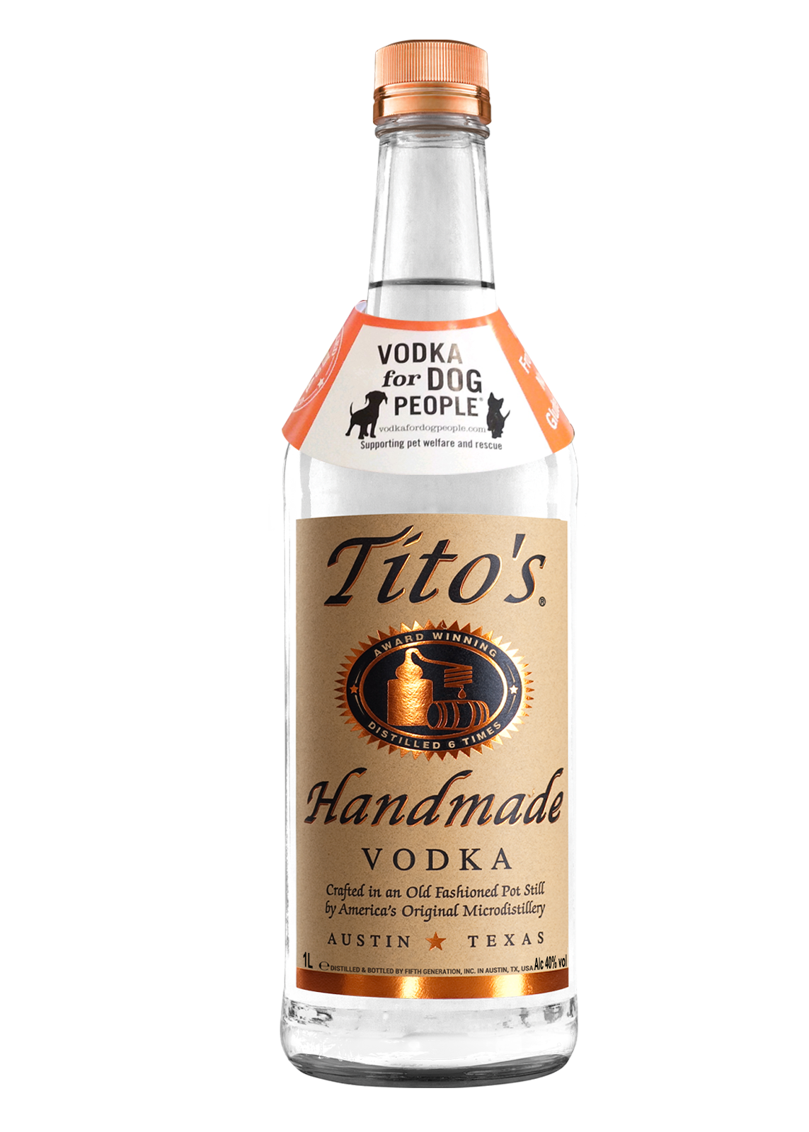 Tito's Handmade Vodka 1L (Gluten-Free)