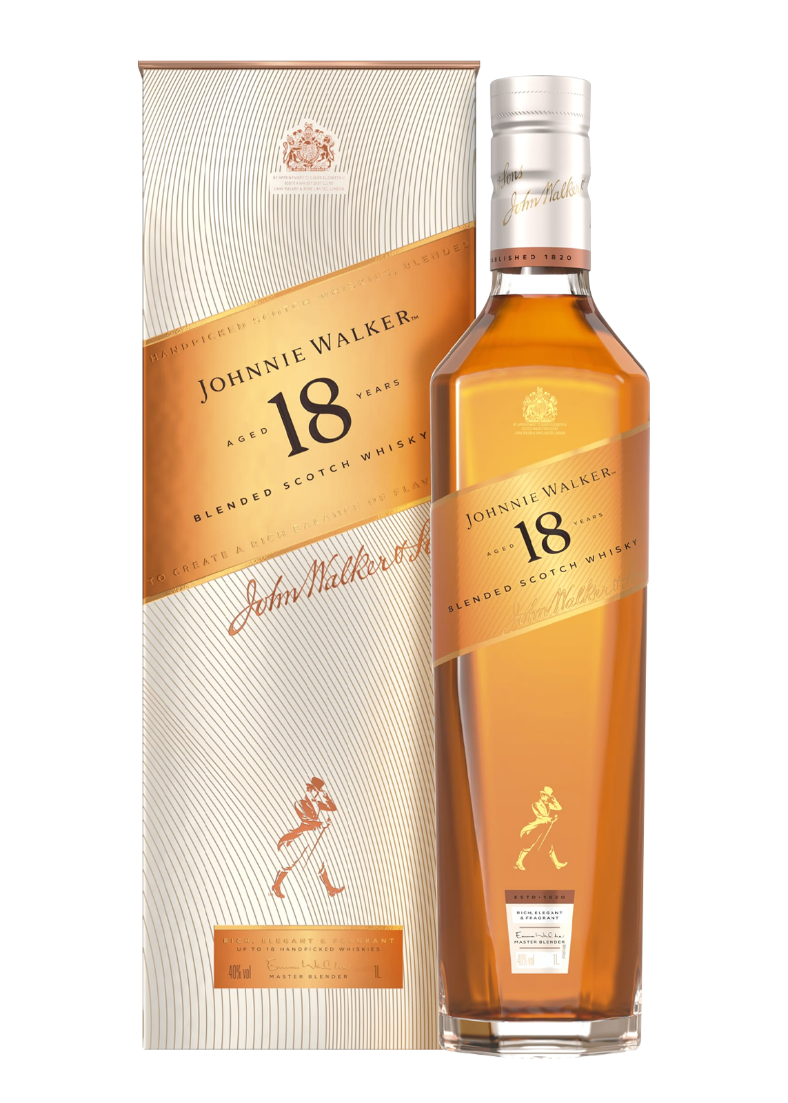 Johnnie Walker 18 Years Old Blend 1L.